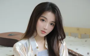 长发吊带神仙姐姐美女图片_8