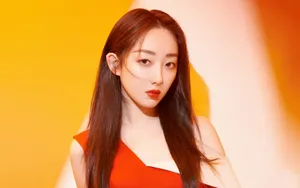 蒋梦婕性感红裙壁纸_4