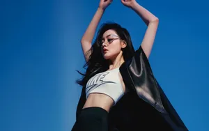 张天爱性感运动风格图片_8