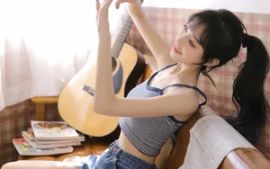 萝莉美女学生妹图片_5
