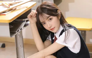 清纯甜美学生妹图片_6
