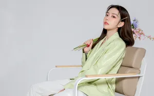 清新个性美女壁纸_8