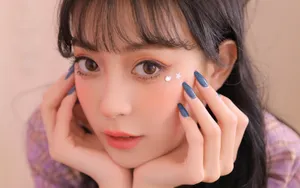 娇嫩粉色美女图片_8
