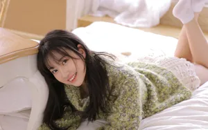 甜美长发女生图片_3