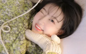 甜美长发女生图片_4