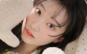 甜美长发女生图片_7