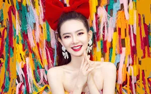 戚薇流苏裙性感写真图片_5
