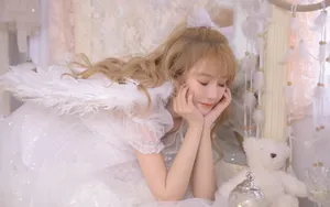 女生美女梦幻写真图片_2