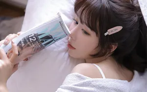 清爽美女居家图片_3