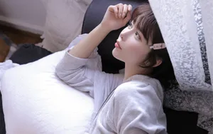 清爽美女居家图片_6