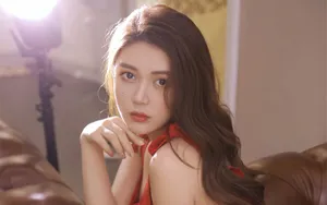 性感美女红裙图片_7
