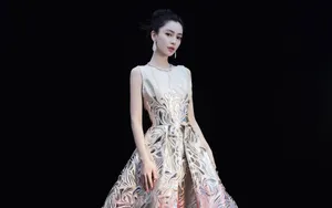 angelababy优雅长裙壁纸_3