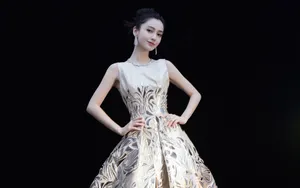 angelababy优雅长裙壁纸_5