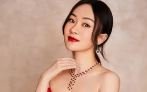霍思燕性感露肩裙图片_4