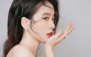 张雪迎性感抹胸裙壁纸_3