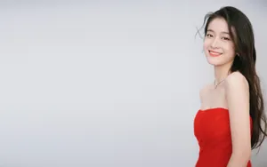 张雪迎性感抹胸裙壁纸_5