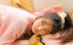 粉色萝莉美女壁纸_7