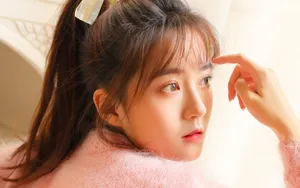粉色萝莉美女壁纸_8