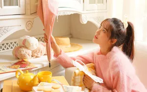 粉色萝莉美女壁纸_9