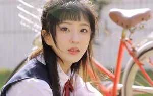 制服美女学生图片_2