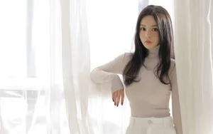高颜值诱人美女图片_3