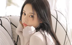 高颜值诱人美女图片_6