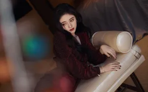 鞠婧祎妩媚壁纸