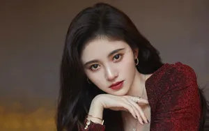 鞠婧祎妩媚壁纸_3