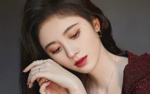 鞠婧祎妩媚壁纸_4
