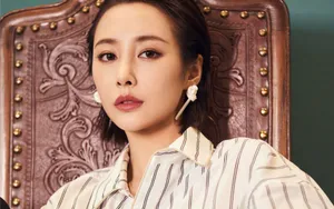 李纯条纹衬衣性感壁纸_3