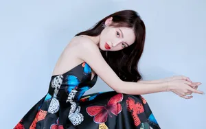 金晨性感露背壁纸_4