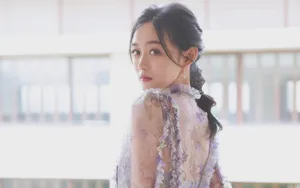 何泓姗清新风格壁纸_8