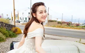 迪丽热巴婚纱写真壁纸_5