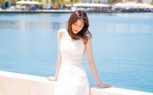 迪丽热巴婚纱写真壁纸_9