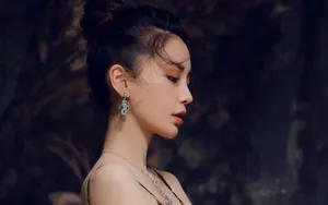 angelababy性感吊带裙壁纸_7