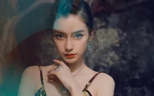 angelababy性感吊带裙壁纸_9