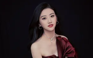 景甜性感礼服图片壁纸_4