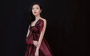 景甜性感礼服图片壁纸_6