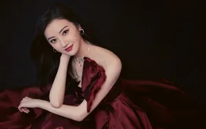景甜性感礼服图片壁纸_9
