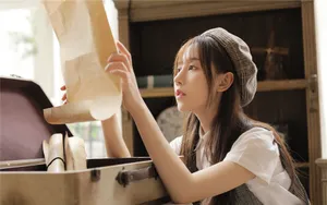 文艺女青年女生图片_2