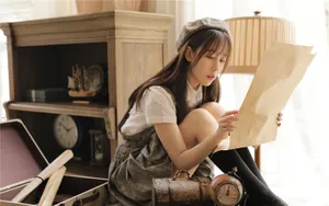 文艺女青年女生图片_4