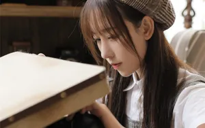 文艺女青年女生图片_6