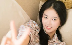 小清新邻家少女图片壁纸_3