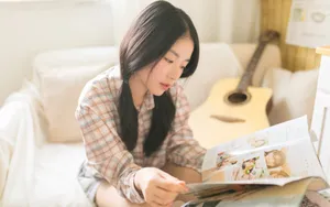 小清新邻家少女图片壁纸_7