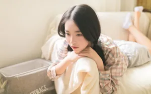 小清新邻家少女图片壁纸_8