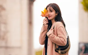 孟子义甜美街拍图片_2