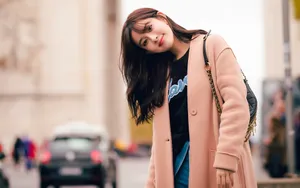 孟子义甜美街拍图片_7