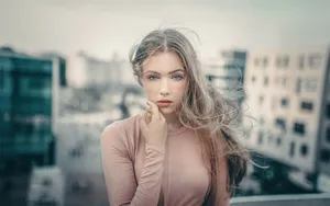 妩媚西方美女图片_14