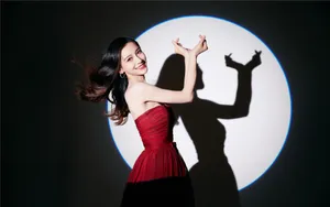 抹胸裙美女angelababy香肩图片_4