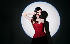抹胸裙美女angelababy香肩图片_7